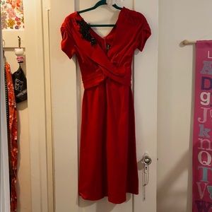 Stop Staring vintage red dress